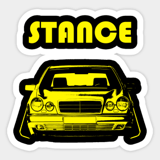 w210 tuning stance Sticker